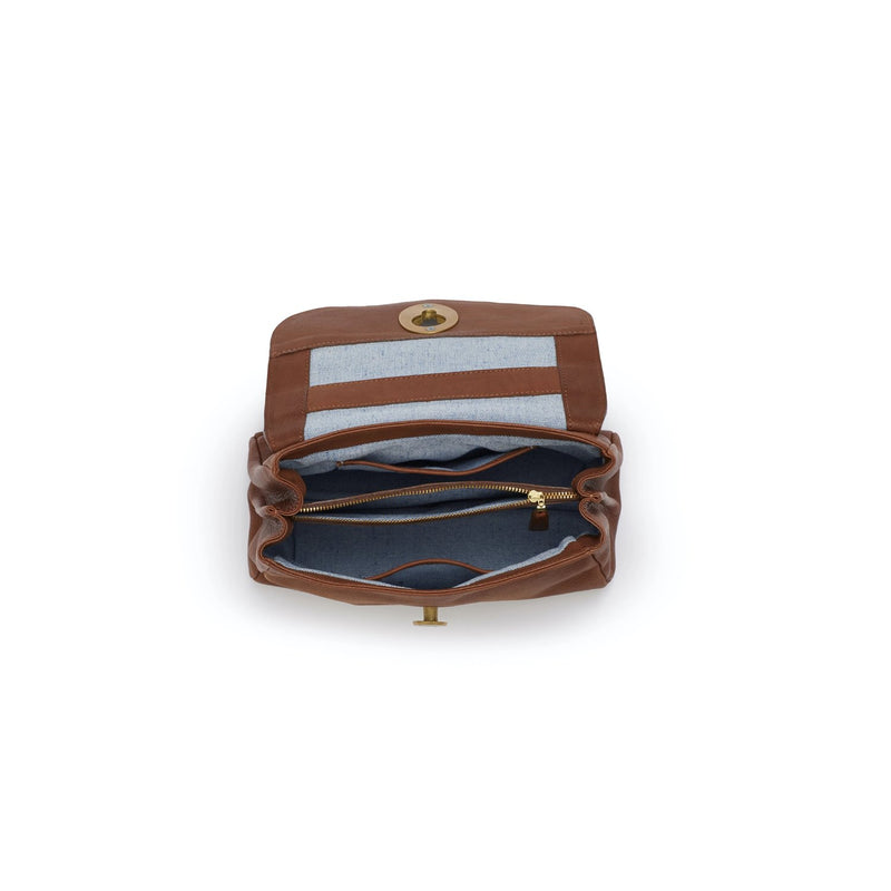 HILDE handbag large, marron